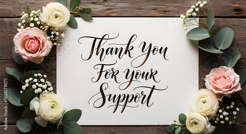 vintage photo frame with rose