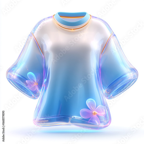 blue t shirt