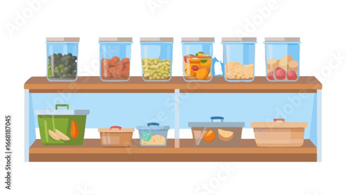 wooden shelf with shelves