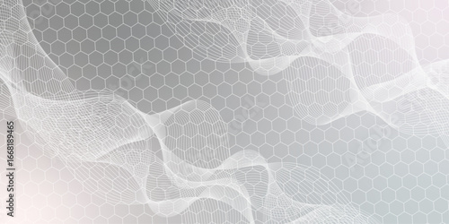 Abstract wave element for design. Digital frequency. Elegant abstract smooth swoosh speed gray wave modern stream. art background. Vector illustration. Wave with lines created using blend.	
