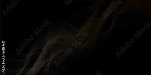 Abstract wave blend lines on transparent background. Design for banner, wallpaper, background and many more. Undulate Grey Wave Swirl, frequency sound wave, twisted curve lines with blend effect.	
