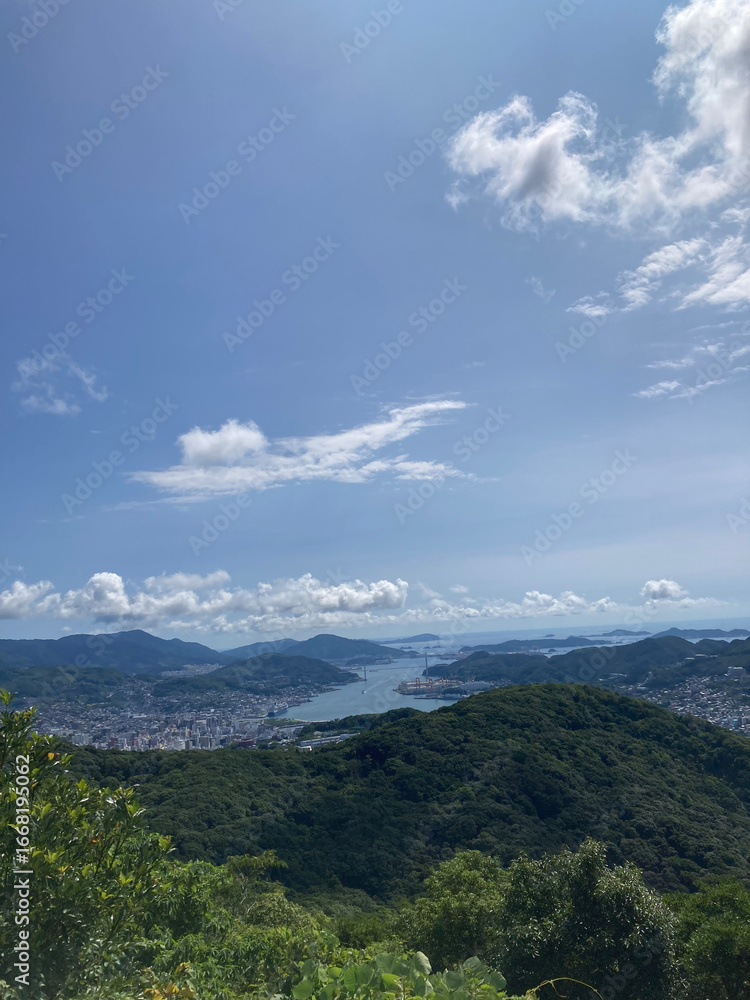 Obraz premium 山頂からの景色