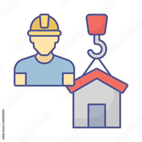 Architect Vector Icon which can easily modify or edit