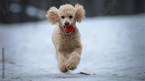 Poodles at Play: Watch These Intelligent, Fluffy Pups Chase Toys, Frolic in Yards, and Spark Joy with Their Lively Antics