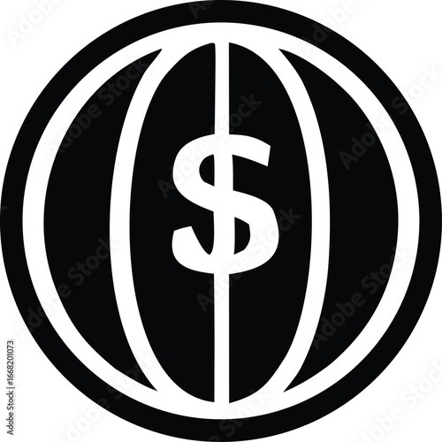 Global finance symbol representing international money exchange currency transactions and economic growth opportunities worldwide