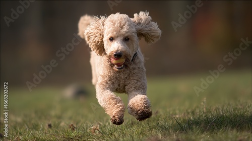 Poodles at Play: Watch These Intelligent, Fluffy Pups Chase Toys, Frolic in Yards, and Spark Joy with Their Lively Antics