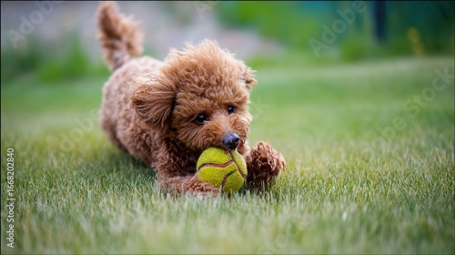 Poodles at Play: Watch These Intelligent, Fluffy Pups Chase Toys, Frolic in Yards, and Spark Joy with Their Lively Antics