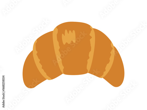 クロワッサンのイラストアイコン /パン