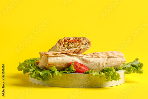 Delicious chicken shawarma ...