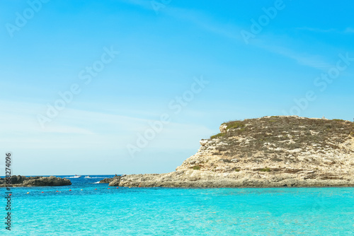 Beautiful view of rocky sea...