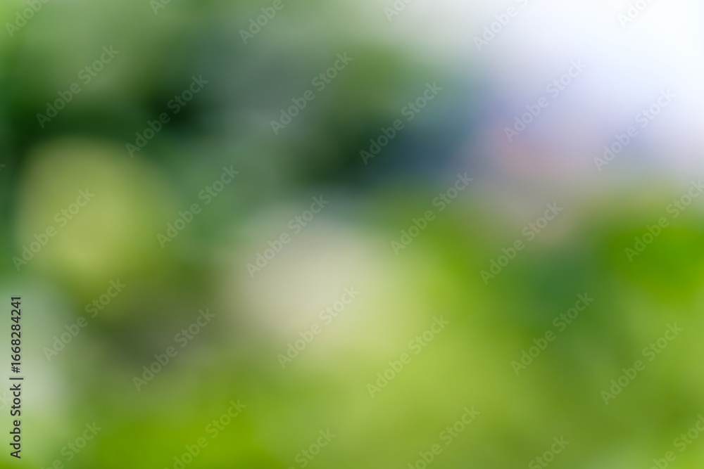 Obraz premium 緑と青の抽象的なぼかし背景