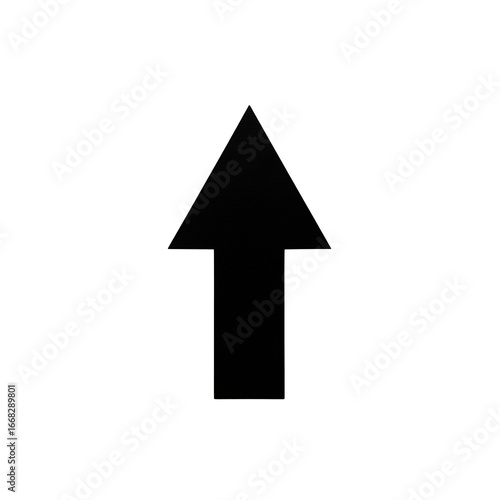 Upward Arrow Icon Symbol Growth Progress Success Business Direction Positive Trend Concept Vector Illustration