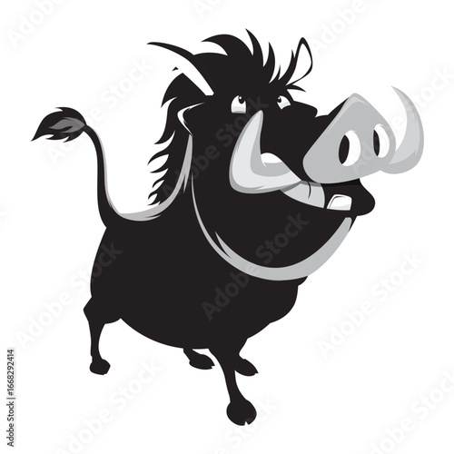 Pig Vector silhouette. Pig Farming  Icon Design with Editable Stroke. vector illustration.