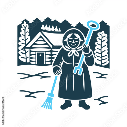Appalachian Granny Magic: Key and Broom Symbol Appalachian Granny Magic American folk magic A crossed broom and key protection and unlocking wisdom