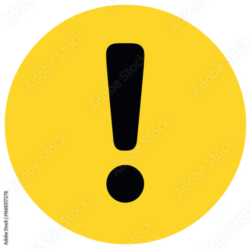 Caution symbol vector: essential warning and alert signage for safety awareness