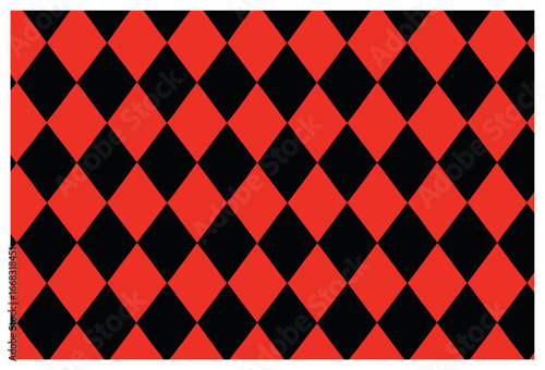 Vivid harlequin pattern vector: bold, colorful geometric design for halloween and festive decor