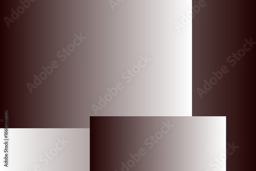 長方形幾何学模様　茶色グラデーションのテクスチャ背景 