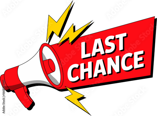 Last chance sale promotion limited time offer announcement