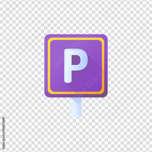 Parking Sign Car