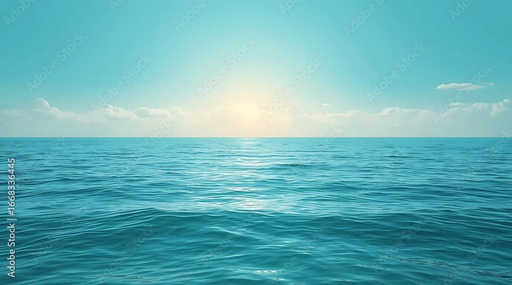 Fototapeta premium blue sky and sea