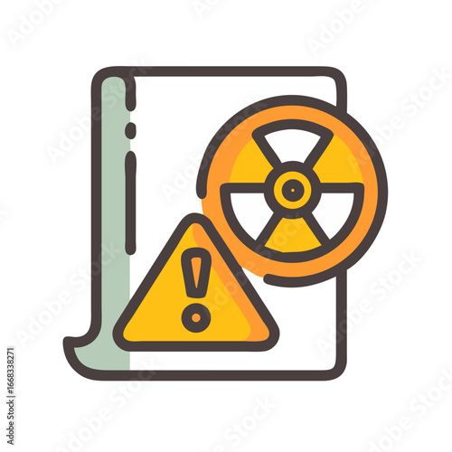 Radioactive material safety manual warning signs and symbols