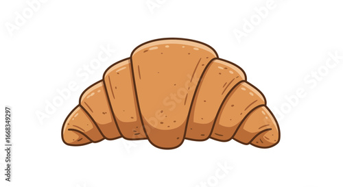 Delicious croissant pastry bakery breakfast food fresh baked goods viennoiserie cafe cuisine treat tasty food on transparent background