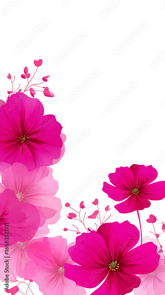 Fototapeta premium pink flower background