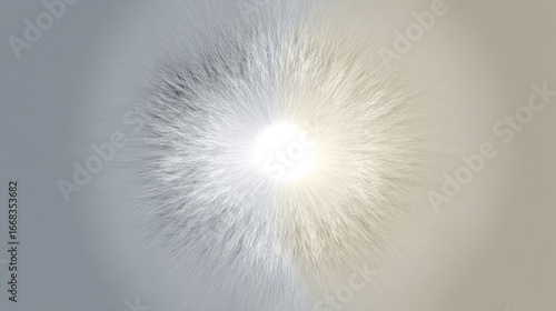 Radial Gradient Background Ivory to Warm Beige