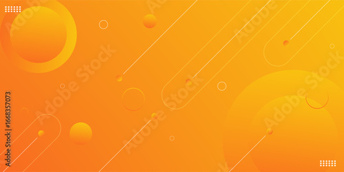 Modern abstract background with memphis elements in yellow and orange gradients and retro themed for posters, banners and website landing pages vector 10
