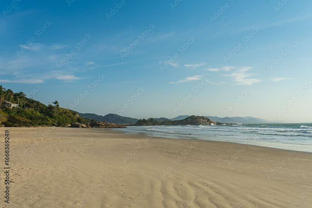 A view of Matadeiro beach - Florianopolis island, Brazil A view of Matadeiro beach - Florianopolis island, Brazil