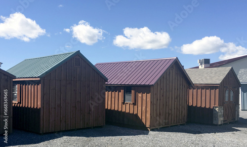 Obraz na plátně Garden sheds