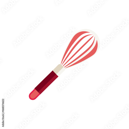 Kitchen Whisk Baking Utensil Vector, Cooking Tool Illustration