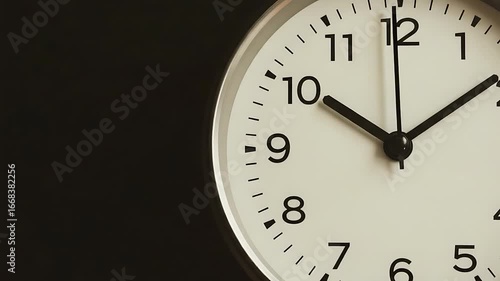 Wallpaper Mural Time lapse of a clock, illustrating the passage of time and the concept of deadlines, useful for Torontodigital.ca