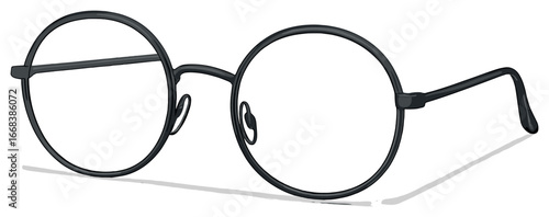 Minimalist eyewear vector: modern, simple design for fashion and style concepts
