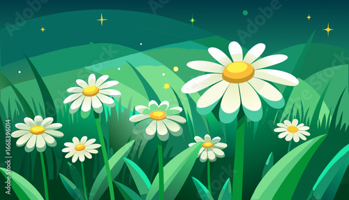 Vector art of green gradient background with blurred lines and smooth transitions, creating a visually appealing and versatile backdrop for various creative projects