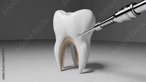 dental chair and tooth