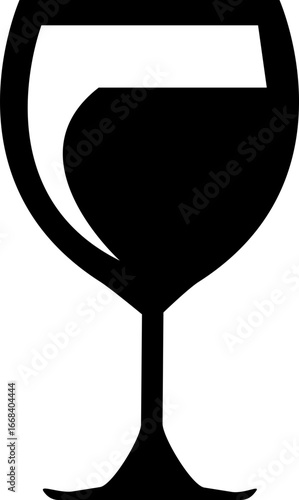 Drinkware icon glass cup mug wine goblet beer collection in flat style, black silhouette group, bar utensil bundle, beverage container pack, drink synonym vector
