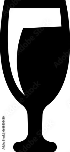 Drinkware icon glass cup mug wine goblet beer collection in flat style, black silhouette group, bar utensil bundle, beverage container pack, drink synonym vector