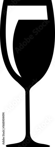 Drinkware icon glass cup mug wine goblet beer collection in flat style, black silhouette group, bar utensil bundle, beverage container pack, drink synonym vector