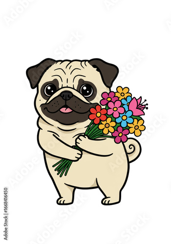 Funny Cartoon Dogs Collection | Vector-Style PNGs on White Background