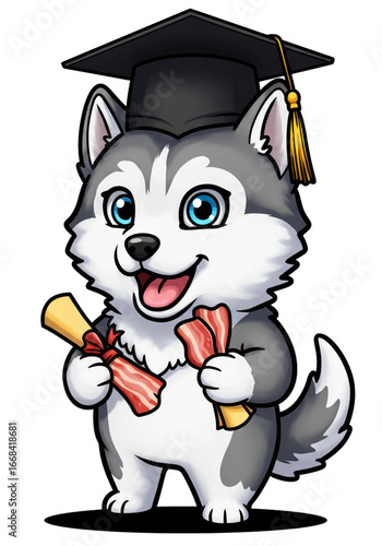 Funny Cartoon Dogs Collection | Vector-Style PNGs on White Background
