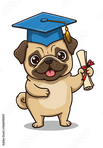 Funny Cartoon Dogs Collection | Vector-Style PNGs on White Background