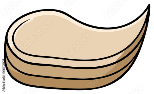 Stack of Tortillas Icon Clip Art Food Preparation Ingredient Illustration