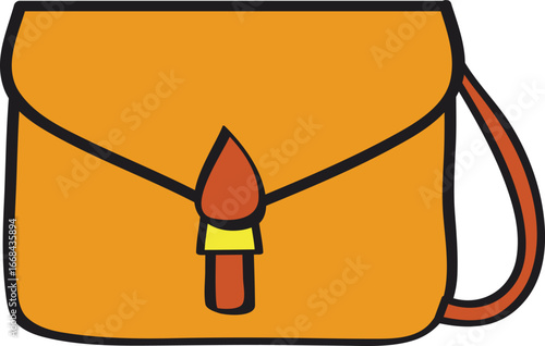 vector illustration of a bag