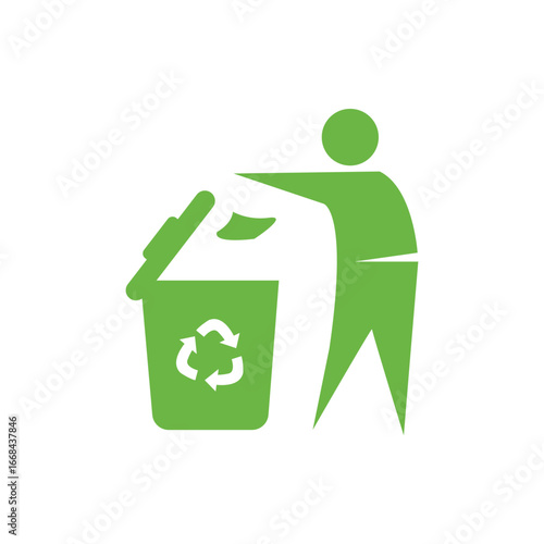 Environment, sustainability, nature, recycling, renewable energy, eco-friendly, forest, wind power, green symbol. Eco-friendly, green technology. Vector