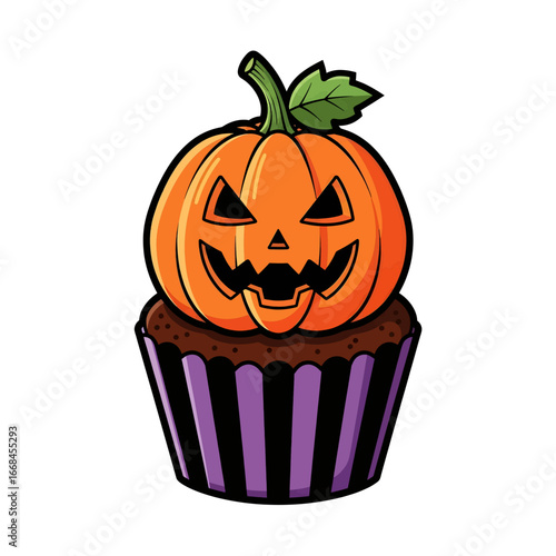 Halloween pumpkin jack o lantern