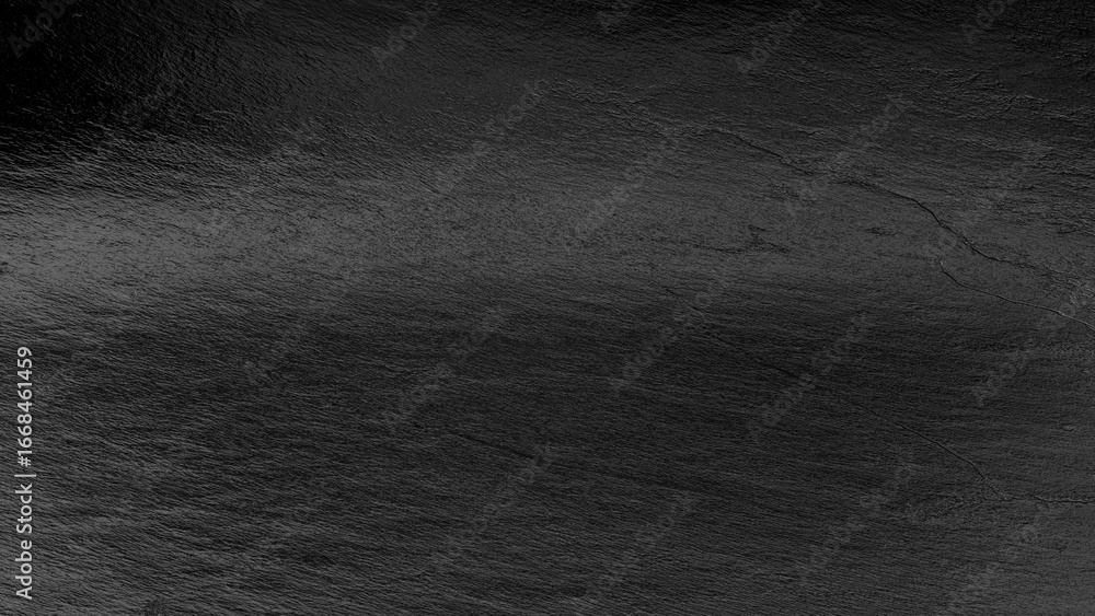 Fototapeta premium Black silk fabric texture with smooth folds and shiny surface, elegant luxury background for design and decoration.