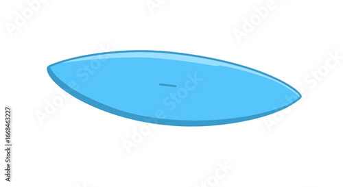 Aqua surfboard illustration water sport summer vacation beach ocean sea wave riding fun leisure activity on transparent background