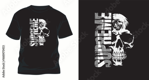 supreme Motivational typography vector t-shirt design