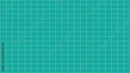 Seamless teal and white plaid pattern with subtle texture and geometric grid for fabric design and backgrounds
